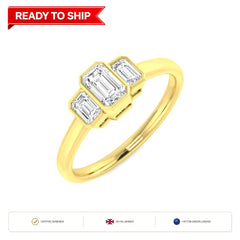 Lab grown diamond earring