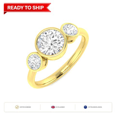 Lab grown diamond earring