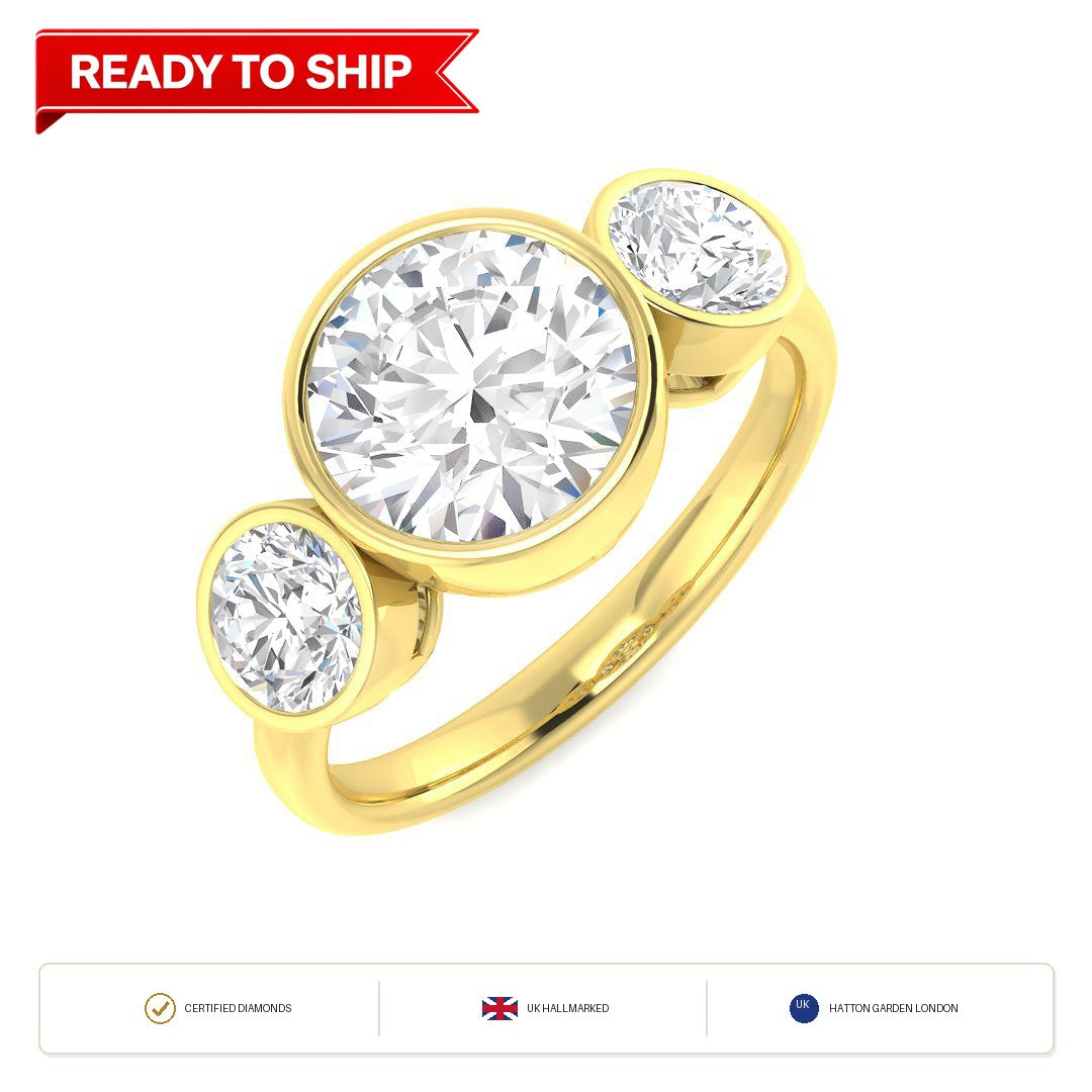 Lab grown diamond earring