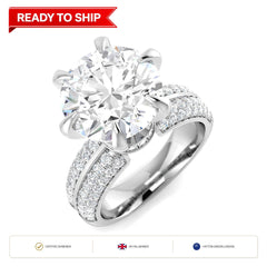 Lab grown diamond earring