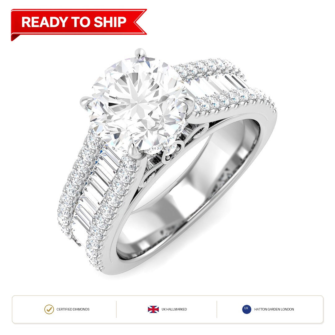 Lab grown diamond earring