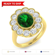 Lab grown diamond earring