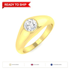 Lab grown diamond earring