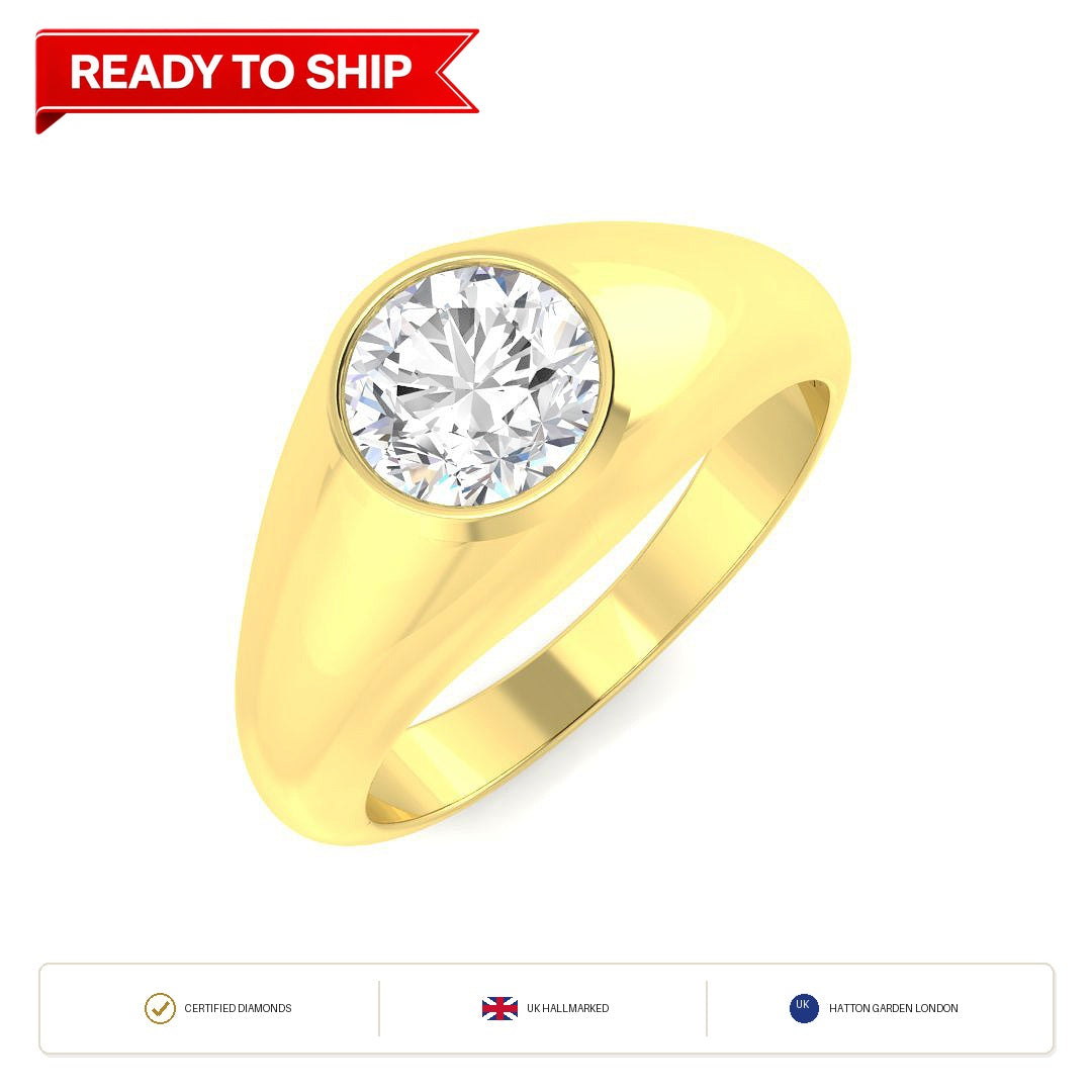 Lab grown diamond earring