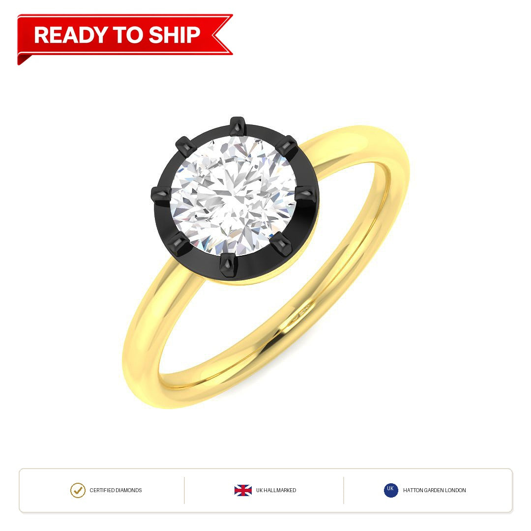 Lab grown diamond earring