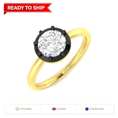 Lab grown diamond earring