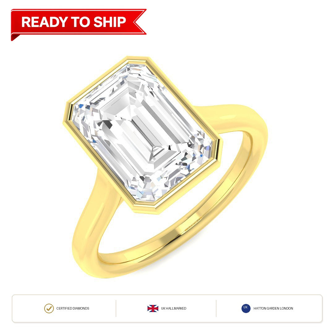 Lab grown diamond earring