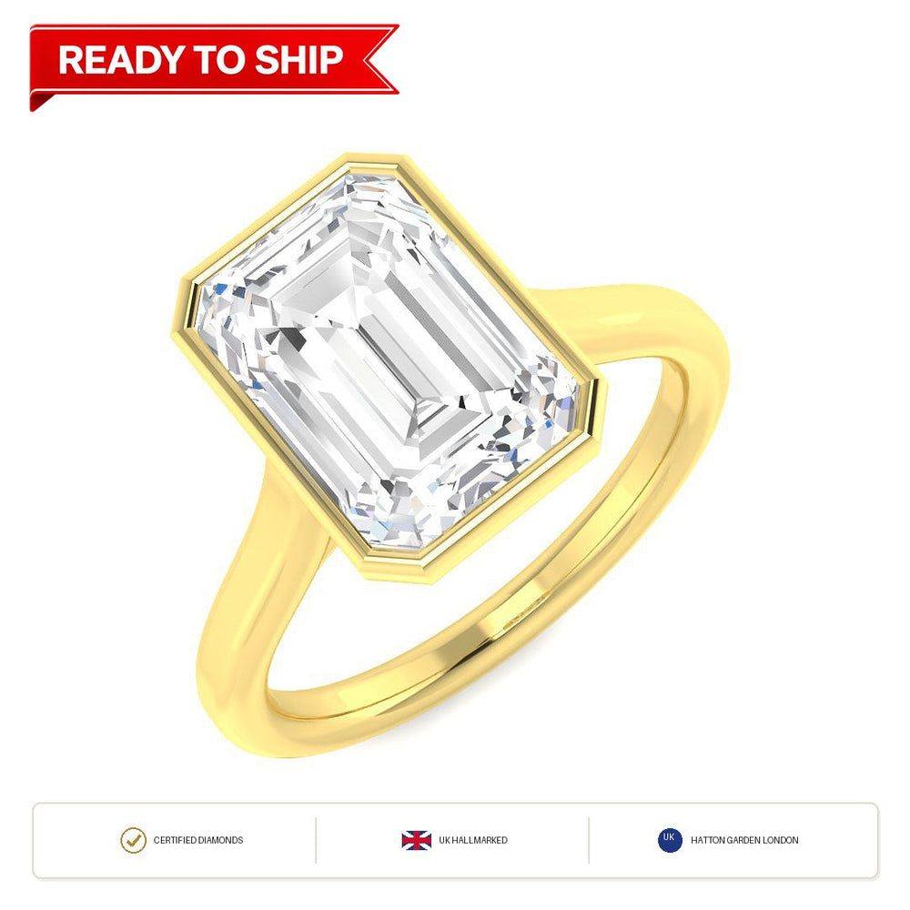 Lab grown diamond earring