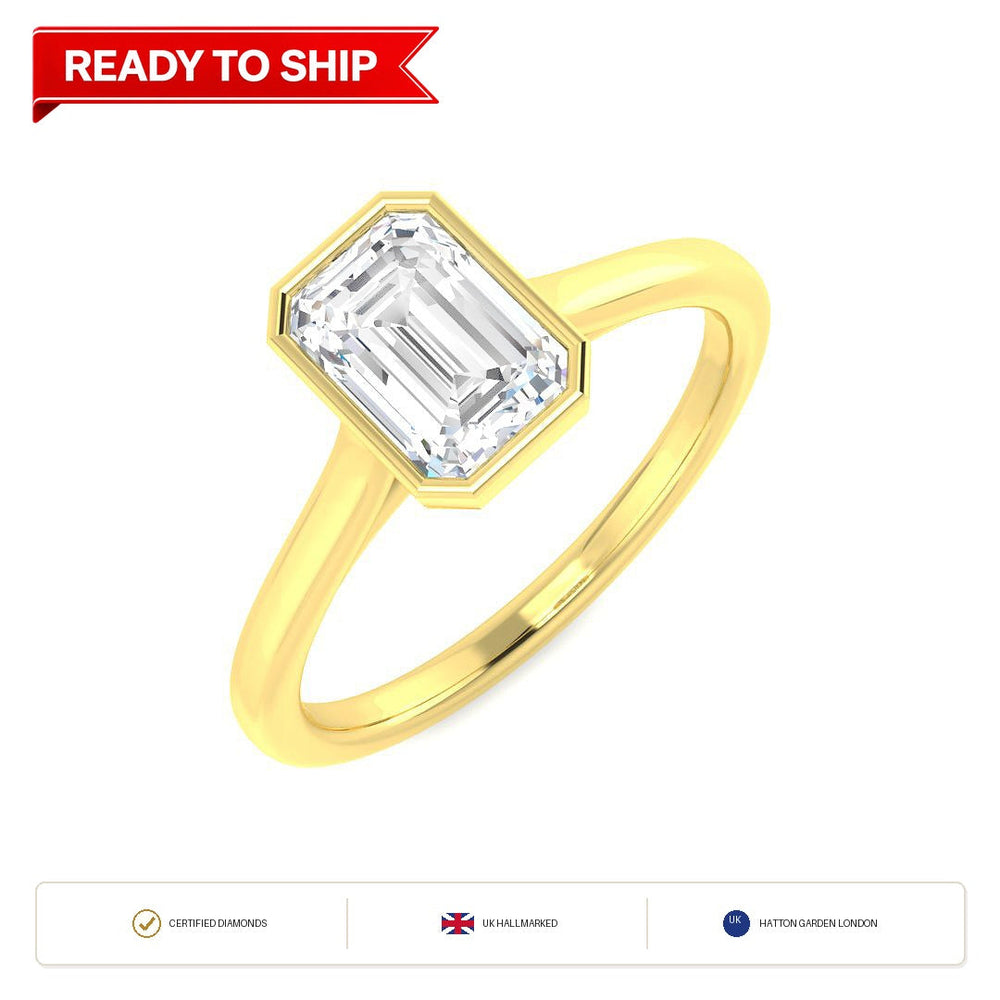 Lab grown diamond earring