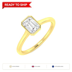 Lab grown diamond earring