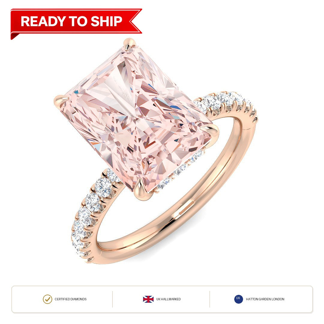 Lab grown diamond earring