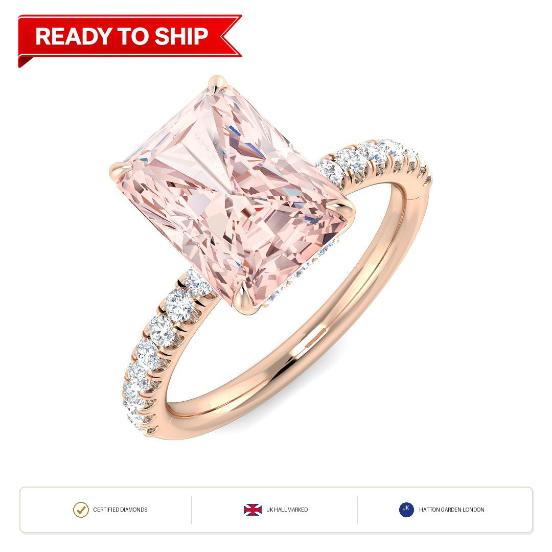 Lab grown diamond earring