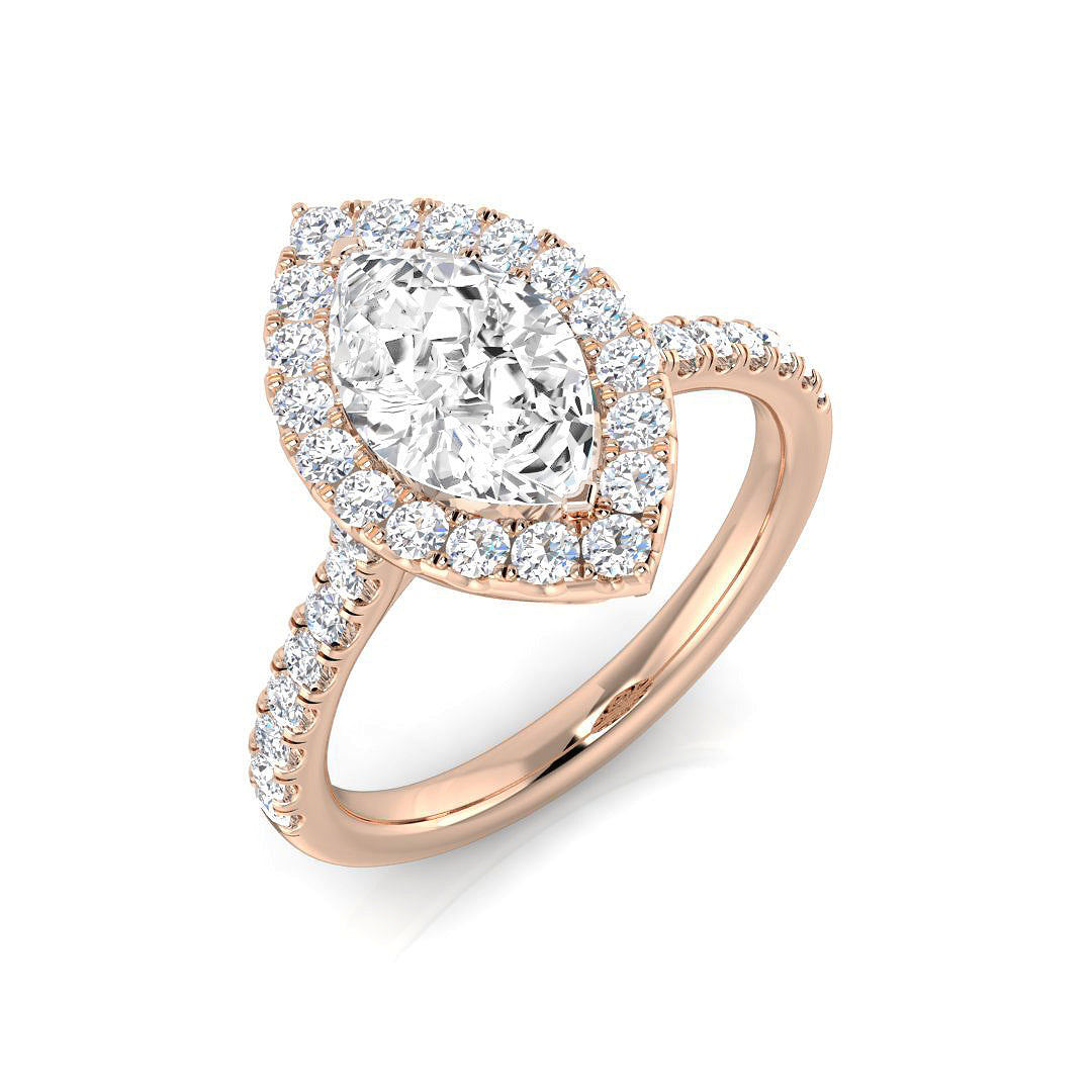 Diamond Brougham Engagement Ring | 0.5ct - 1.5ct