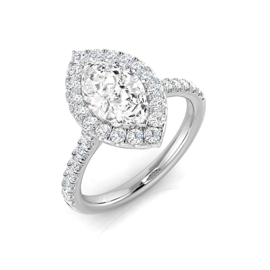 Diamond Brougham Engagement Ring | 0.5ct - 1.5ct