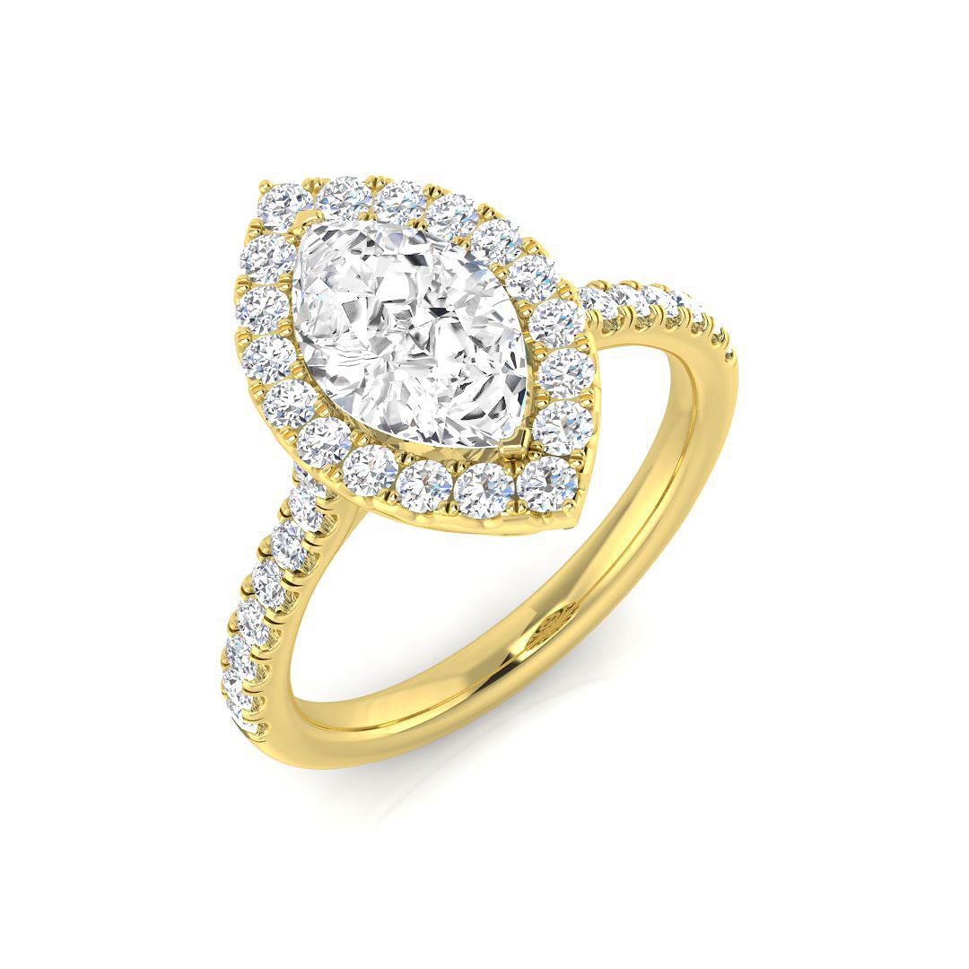 Diamond Brougham Engagement Ring | 0.5ct - 1.5ct