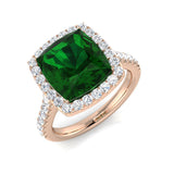 Diamond Legacy Emerald Ring | 3ct | Hallmarked Gold & Platinum