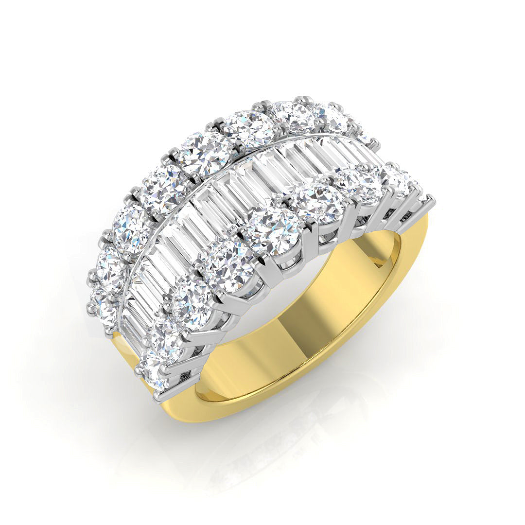 Diamond Baguette & Brilliant Ring | 1.5ct - 3ct