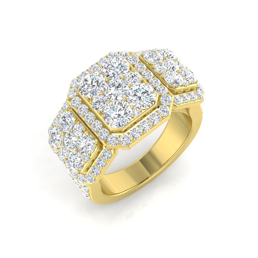 Pave Engagement Ring | 2ct to 2.75ct | Natural & Lab Diamond