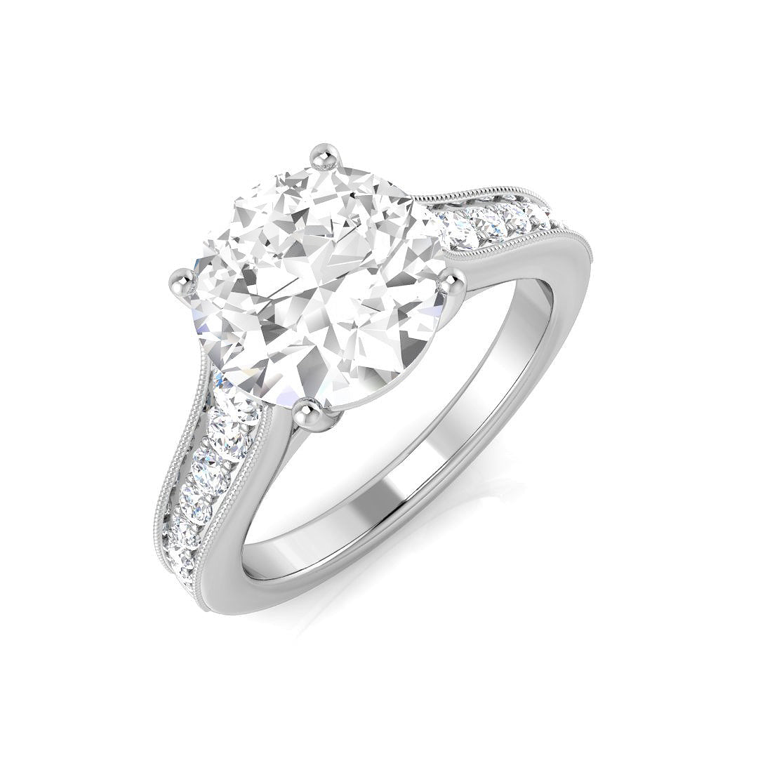 Diamond Maidktobe Engagement Ring | 3ct | Hallmarked Gold & Platinum