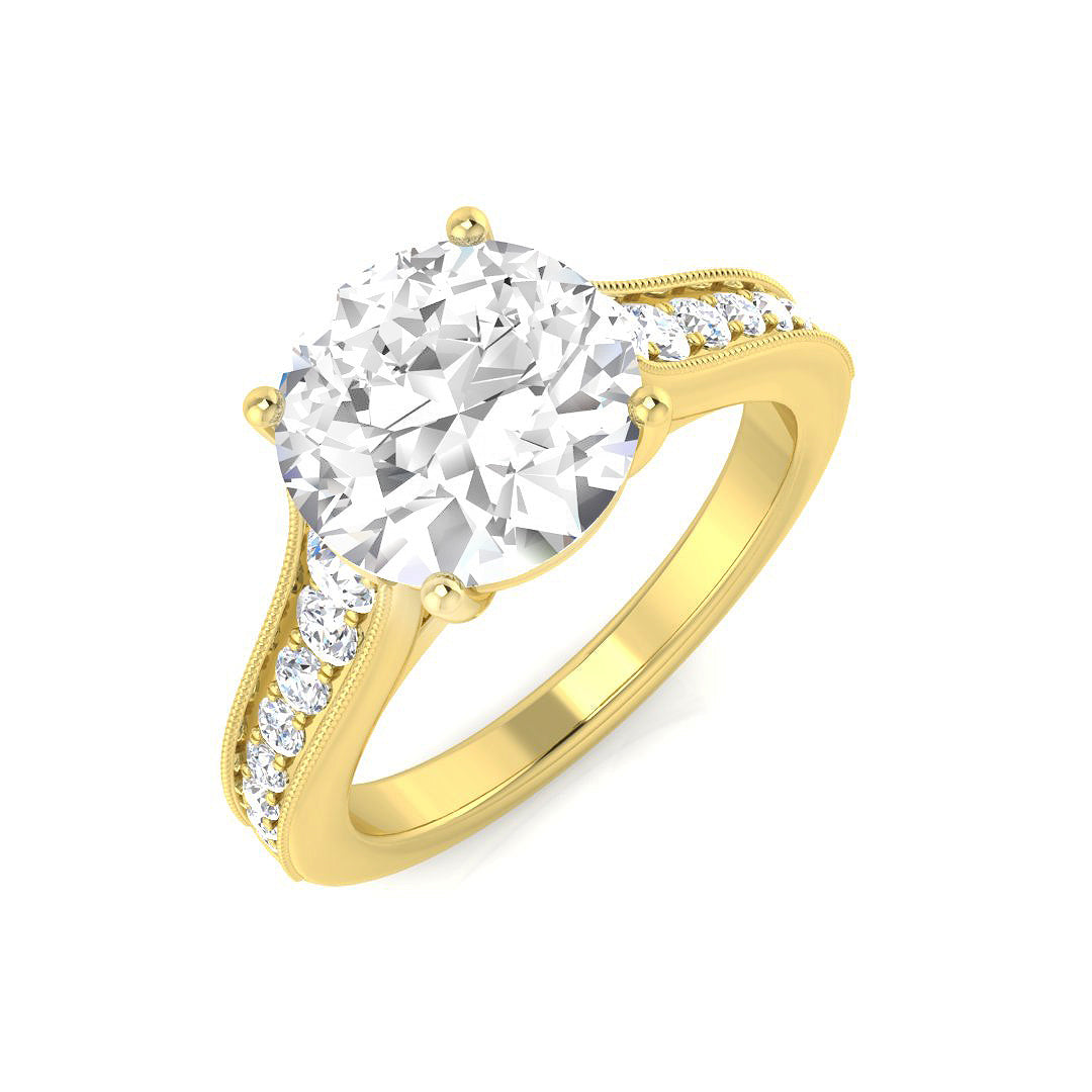 Diamond Maidktobe Engagement Ring | 3ct | Hallmarked Gold & Platinum