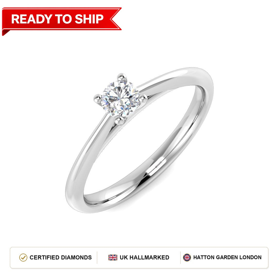 Lab grown diamond earring