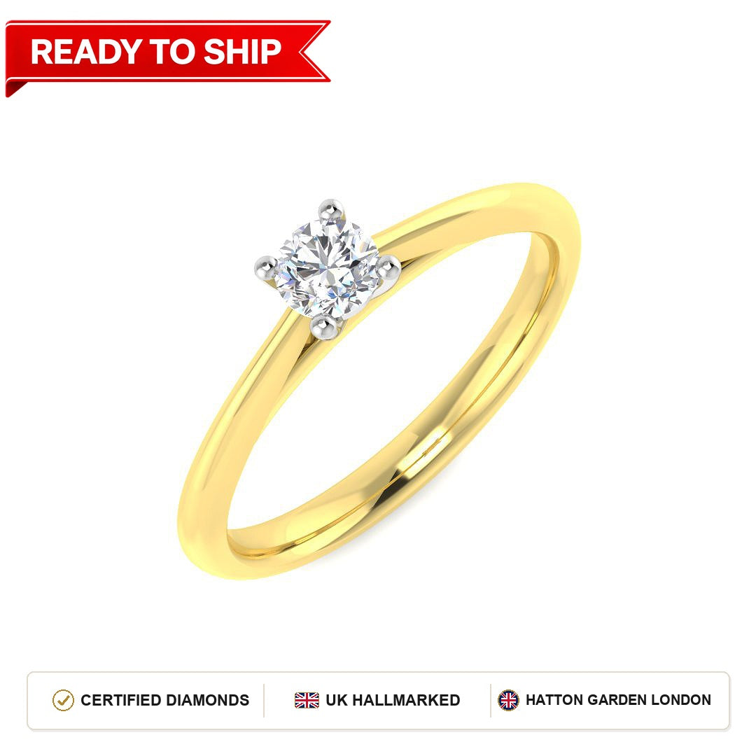 Lab grown diamond earring