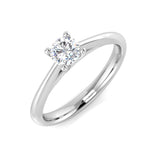 Natural Diamond Ring, Round Cut Diamond Ring