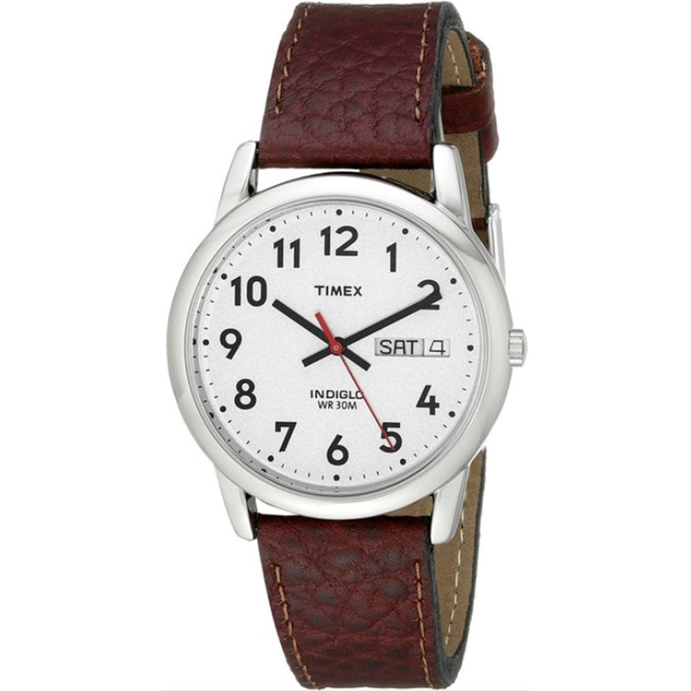 Timex Mens Leather Strap Analouge Watch - T20041