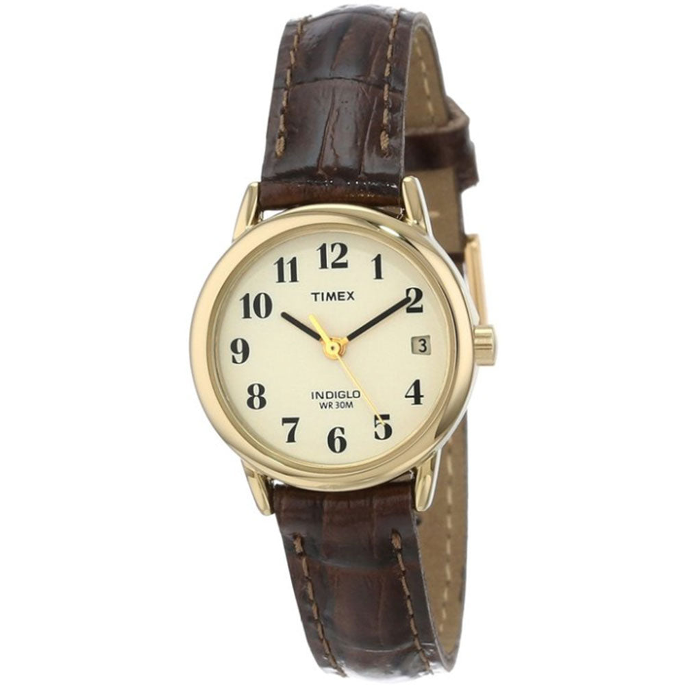 Timex Womens Leather strap Analouge Watch - T20071