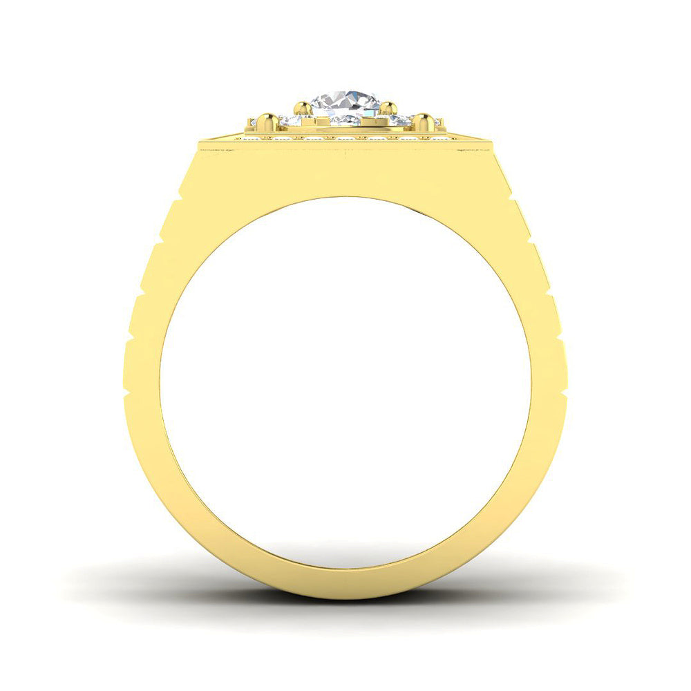 Timeless men’s luxury diamond ring