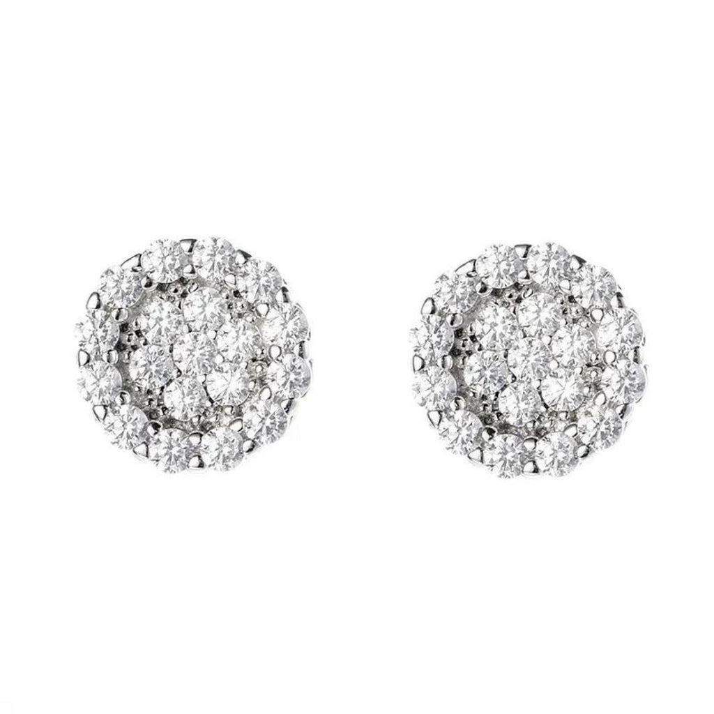 1.00Ct Lab Grown Diamond Flower Studs Earring
