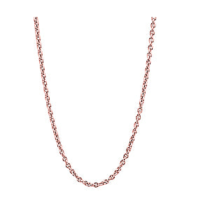 9k Gold Cable Chain For Pendeant and Necklaces - 18 Inches Long