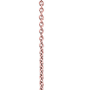 9k Gold Cable Chain For Pendeant and Necklaces - 18 Inches Long
