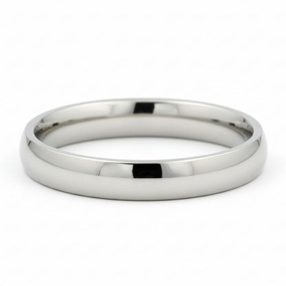 Court Shape Plain Wedding Band for Women | UK Made Gold & Platinum Ring