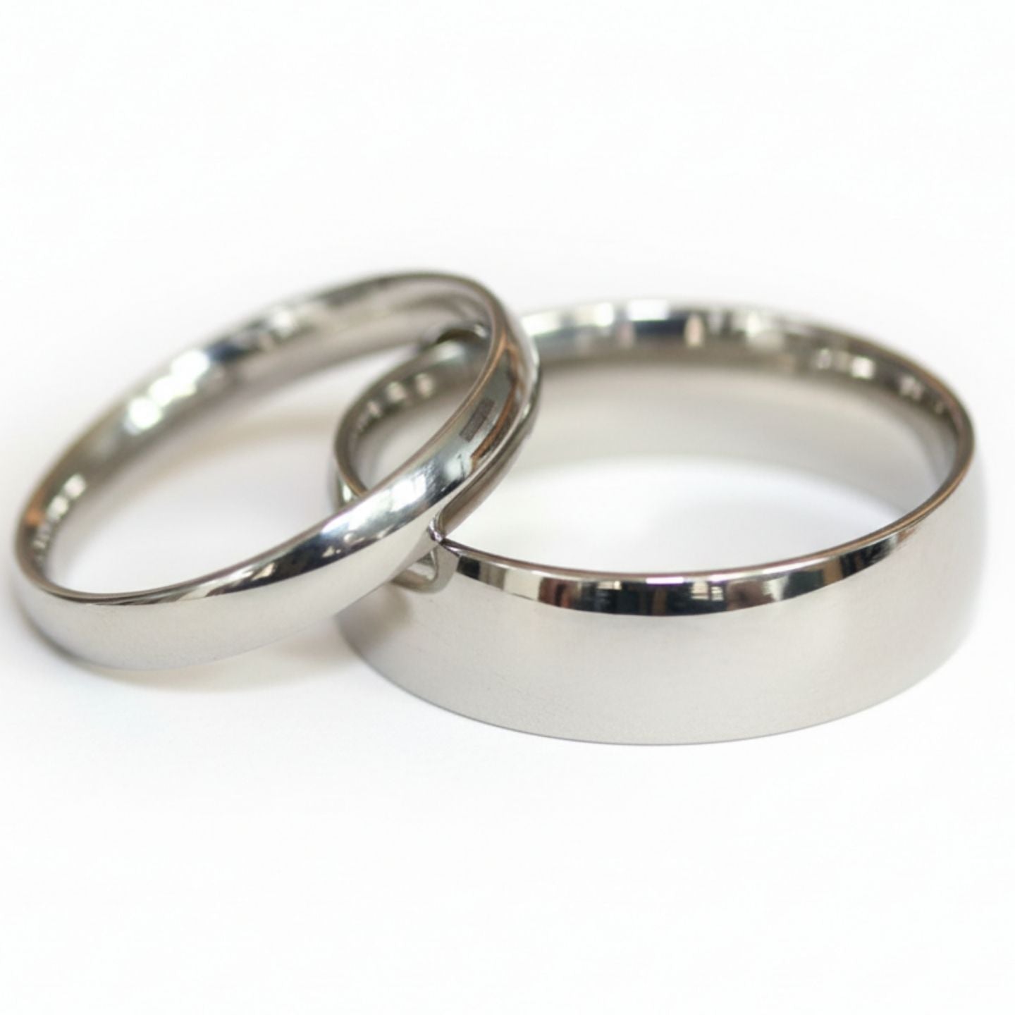 Court Shape Plain Wedding Band for Women | UK Made Gold & Platinum Ring