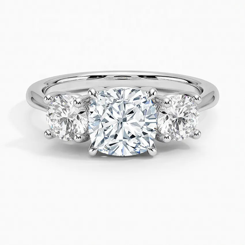 1.70 Carat 3 Stone Lab Grown Diamond Engagement Ring