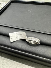 2.00 Carat Baguette & Round Natural Diamond Full Eternity Wedding Band in 9K White Gold