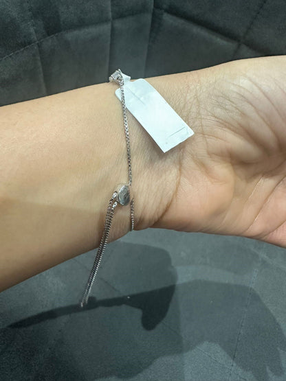 Luxury 3.50Ct Multi Shape Prong Set Natural Diamond Bracelet in 18K White Gold