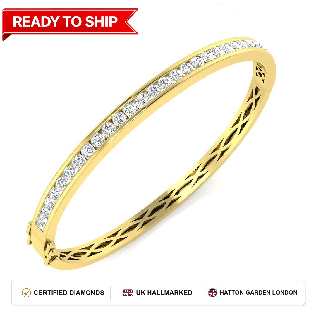Lab grown diamond tennis bracelet