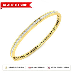 Lab grown diamond tennis bracelet