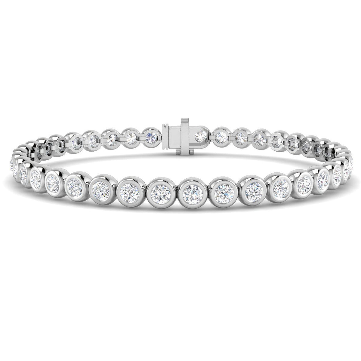 Lab grown diamond tennis bracelet