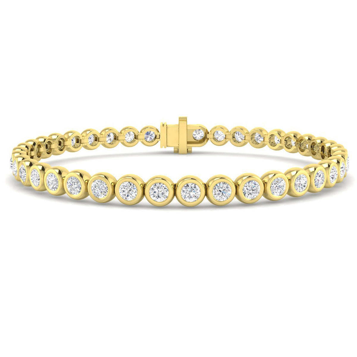 Lab grown diamond tennis bracelet