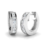 Hoop Earrings - Ergry 0.33ct Round Cut Diamond Pure Radiance