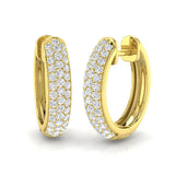 Winter Collection Diamond Earring 0.75 ct  Platinum, 9ct, 18ct White, Yellow & Rose Gold | Handcrafted Fine Jewellery-14