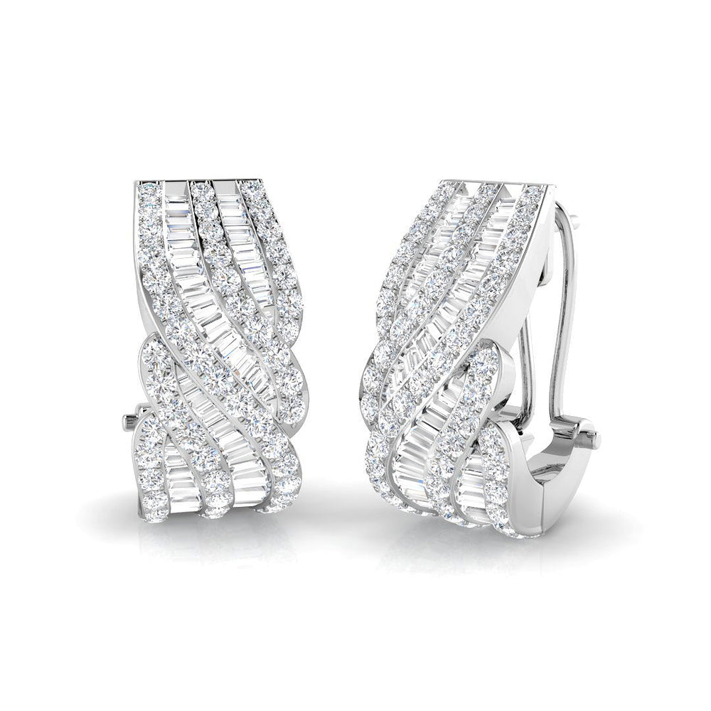 Holiday Special Diamond Earring 1.75 ct  Platinum, 9ct, 18ct White, Yellow & Rose Gold | Handcrafted Fine Jewellery-12