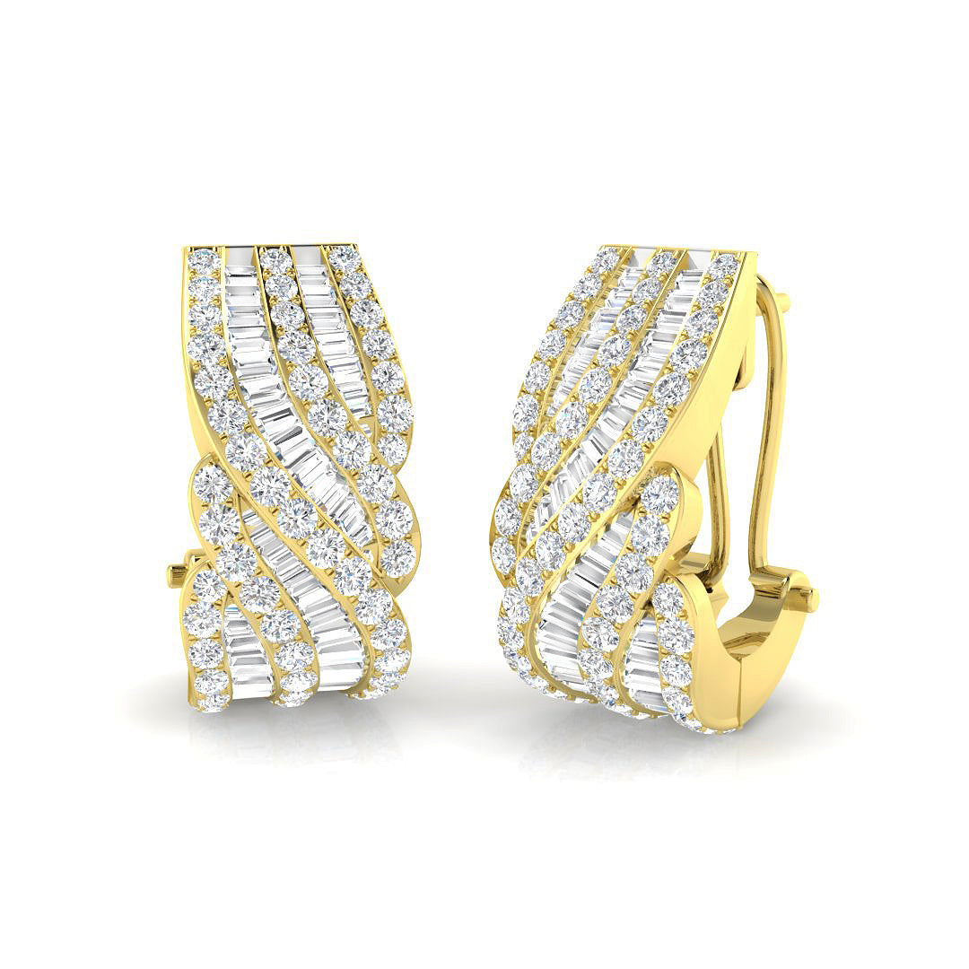 Holiday Special Diamond Earring 1.75 ct  Platinum, 9ct, 18ct White, Yellow & Rose Gold | Handcrafted Fine Jewellery-14