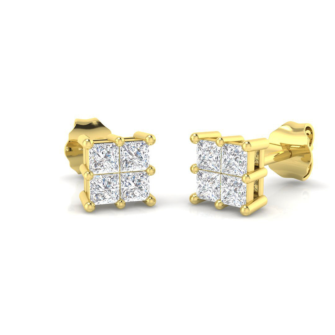 Festive Edition Diamond Earring 0.5 ct  Platinum, 9ct, 18ct White, Yellow & Rose Gold | Handcrafted Fine Jewellery-4