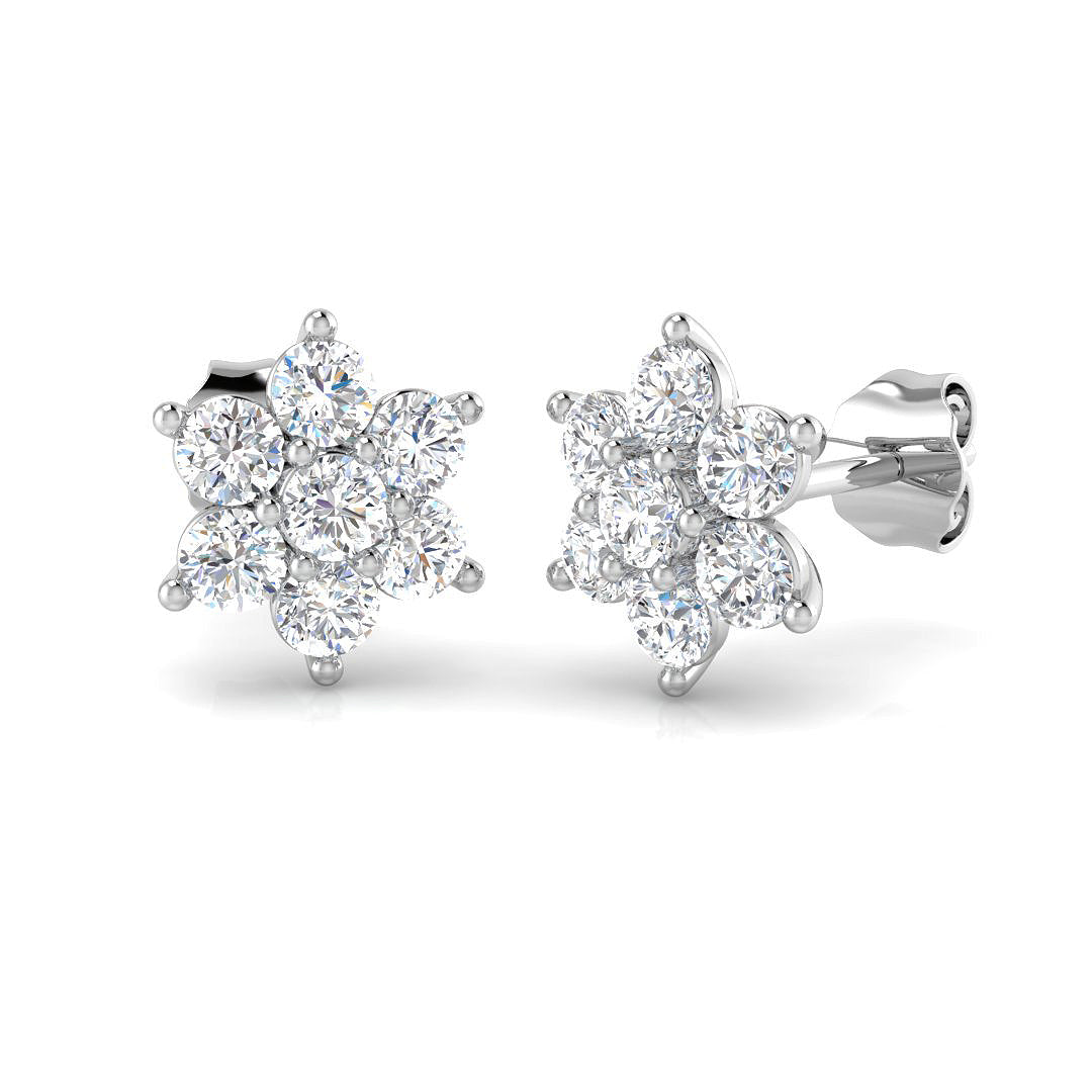 Valentine Special Diamond Earring 1 ct  Platinum, 9ct, 18ct White, Yellow & Rose Gold | Handcrafted Fine Jewellery-12