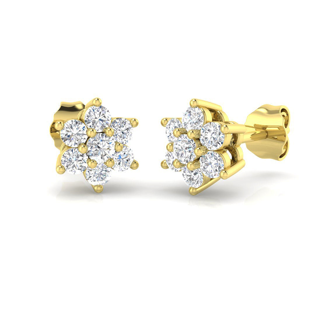 Anniversary Edition Diamond Earring 0.5 ct  Platinum, 9ct, 18ct White, Yellow & Rose Gold | Handcrafted Fine Jewellery-14