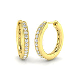 Hoop Earrings - Truhy 0.15ct Exquisite Diamond